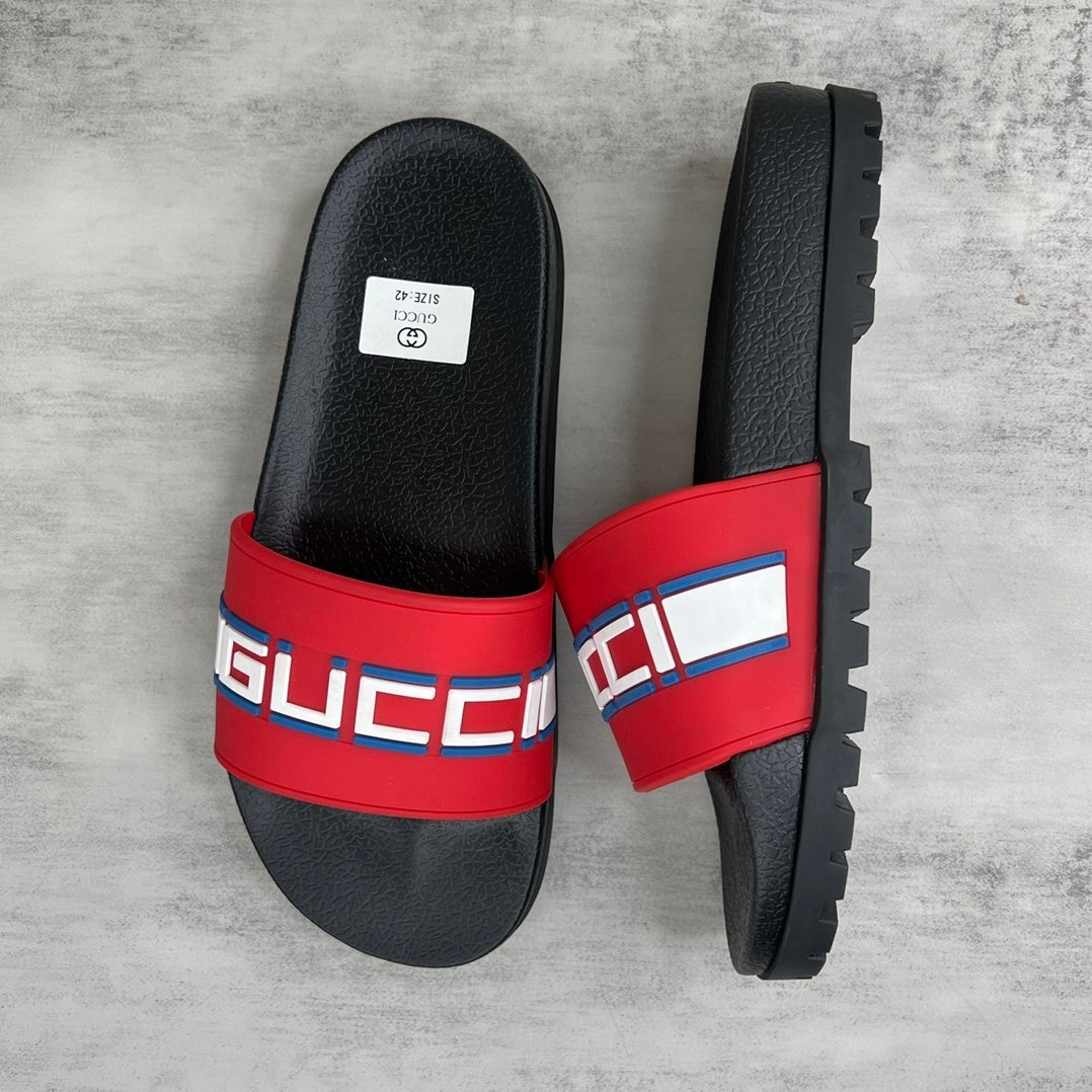 Gucci Slides "Red-Black-White"