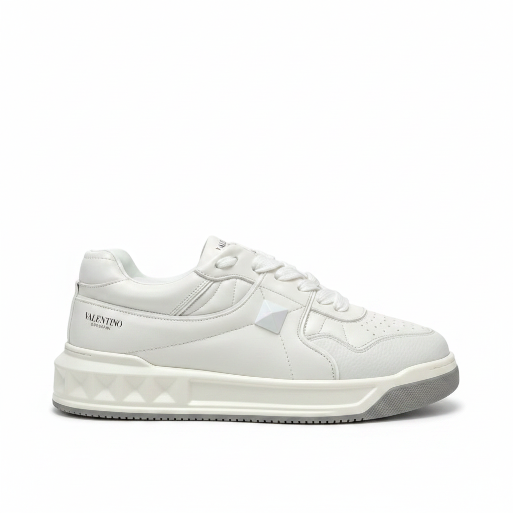Valentino Garavani One Stud "White-Grey"