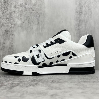 Louis Vuitton x Yayoi Kusama Trainers "Black-White"