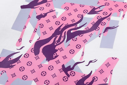 Louis Vuitton Sweatshirt "White-Pink"