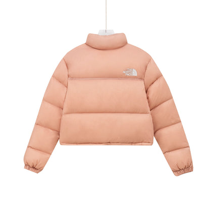 The North Face Nuptse Short Down Jacket "Peach Pink"
