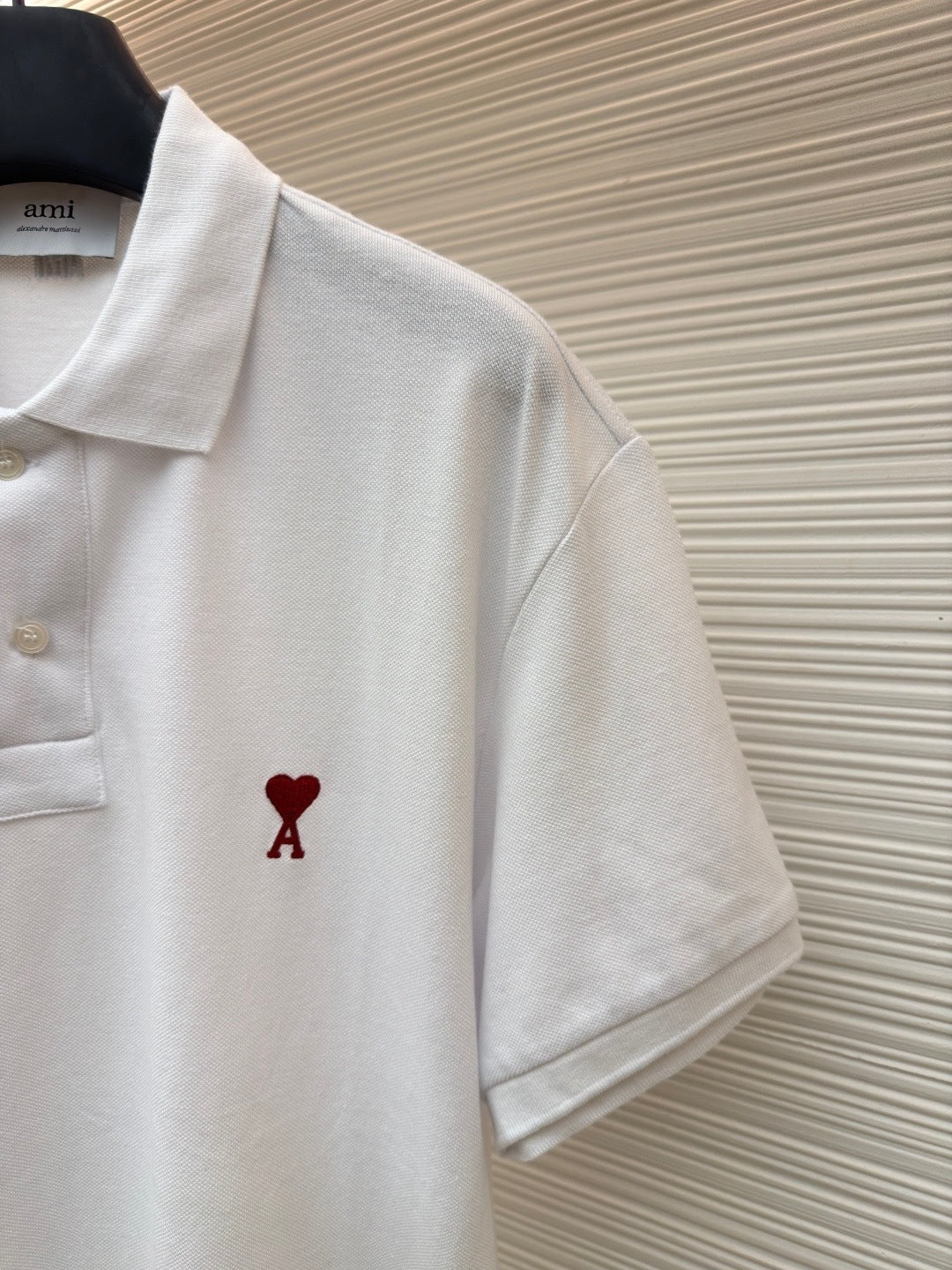 Ami Paris Polo T-Shirt "White"