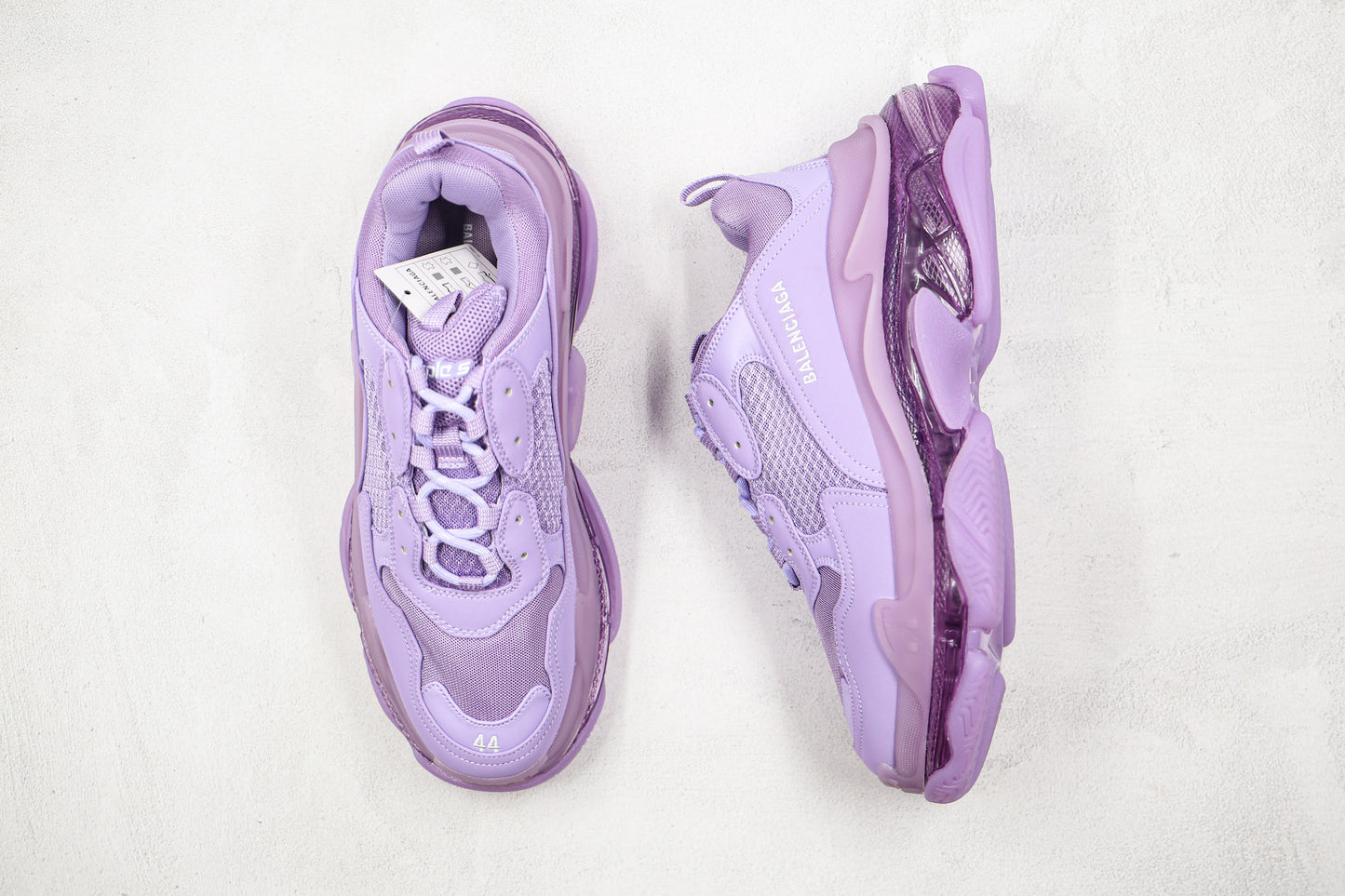 Balenciaga Triple S "Purple-Clear Sole"