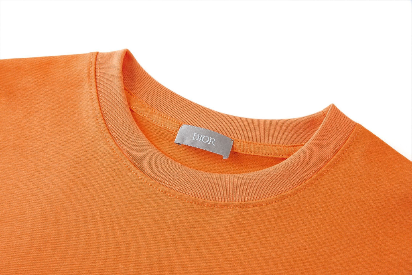 Dior and Descente T-Shirt "Orange Cotton Jersey"
