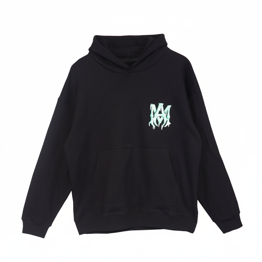 Amiri Watercolor MA Hoodie "Black"