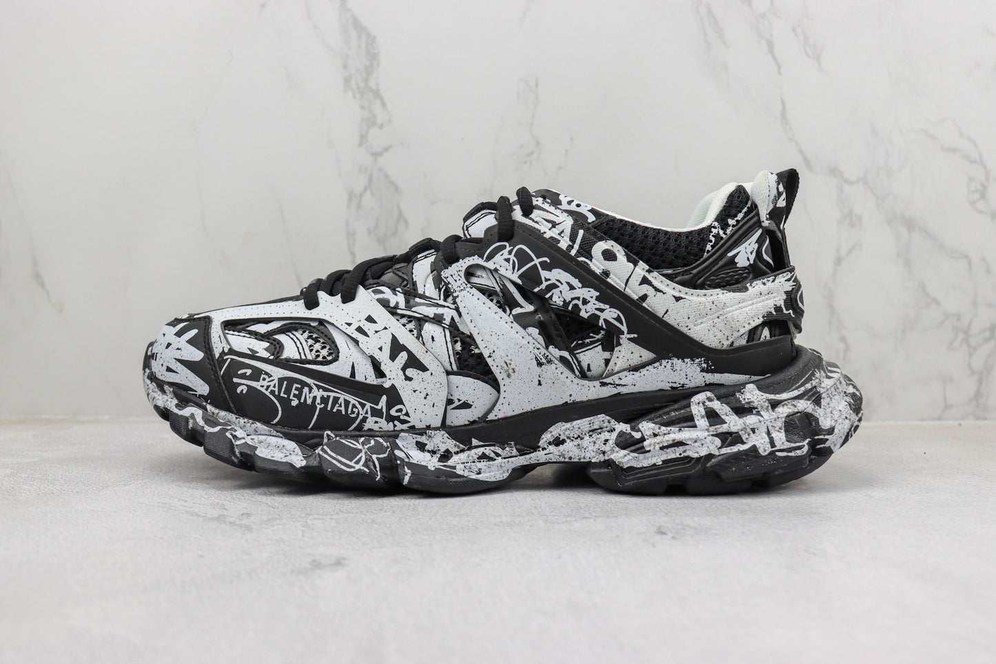 Balenciaga Track "Black-White-Graffiti"
