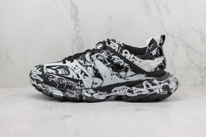 Balenciaga Track "Black-White-Graffiti"