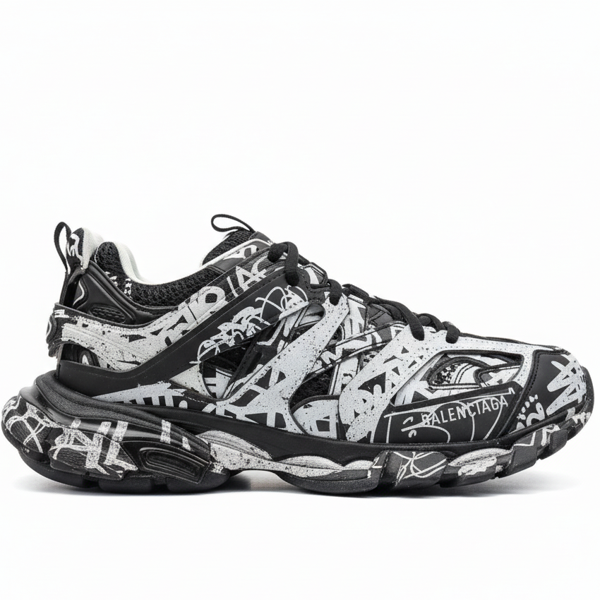 Balenciaga Track "Black-White-Graffiti"