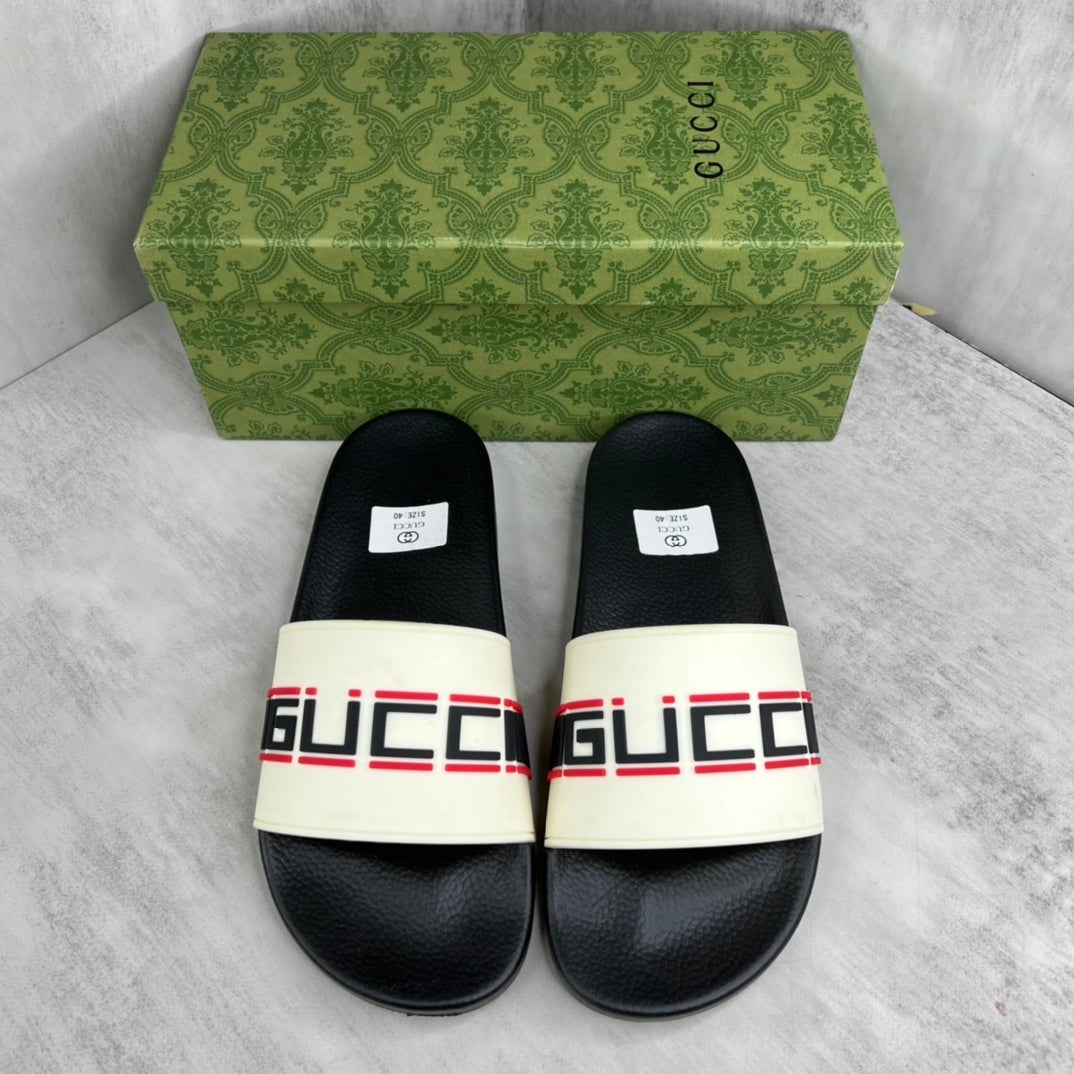 Gucci Slides "Black-White"