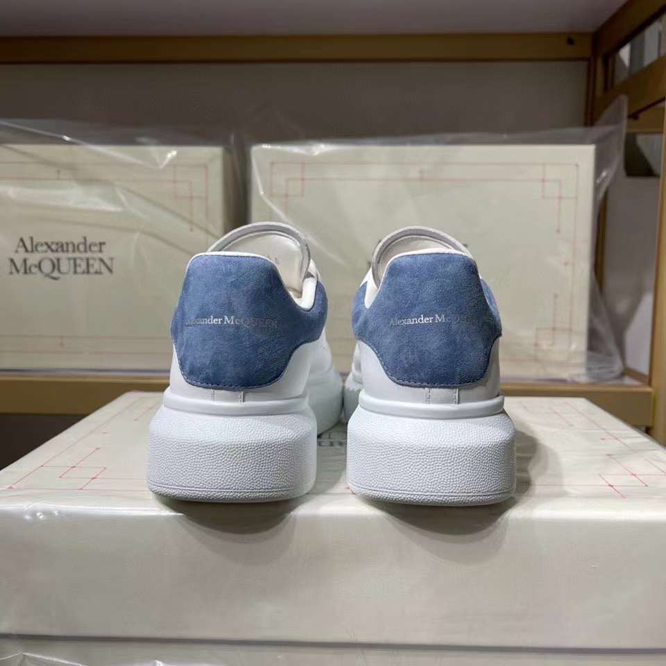 Alexander McQueen Oversized "White Dream Blue"