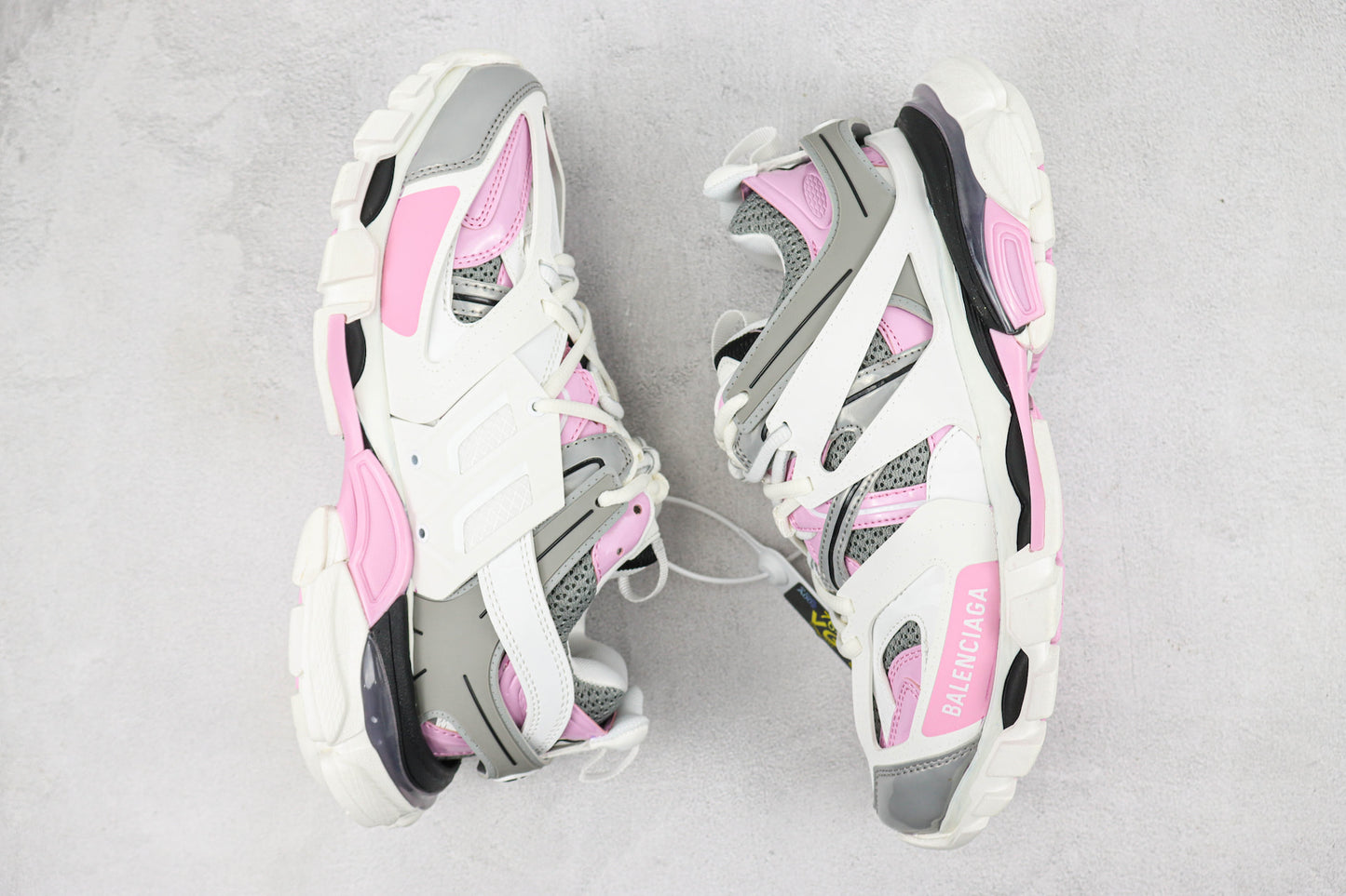 Balenciaga Track "White-Rose Pink-Grey"