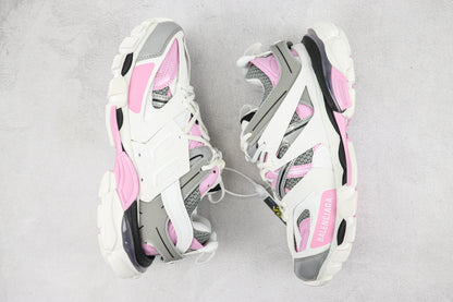 Balenciaga Track "White-Rose Pink-Grey"