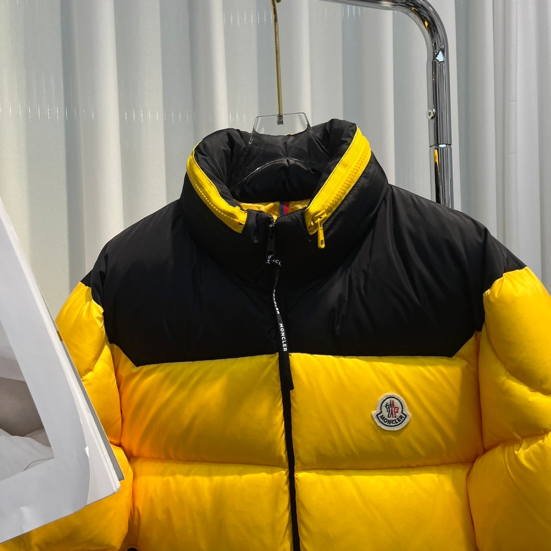 Moncler Peuplier Down Jacket "Yellow-Black"