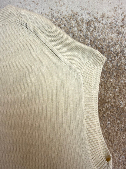 Dior Christian Dior Tag Sweater Vest "Beige"