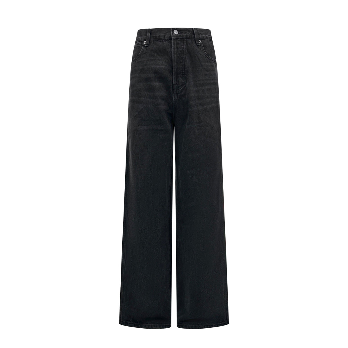 Gucci Cotton Denim Pants with Web Insert