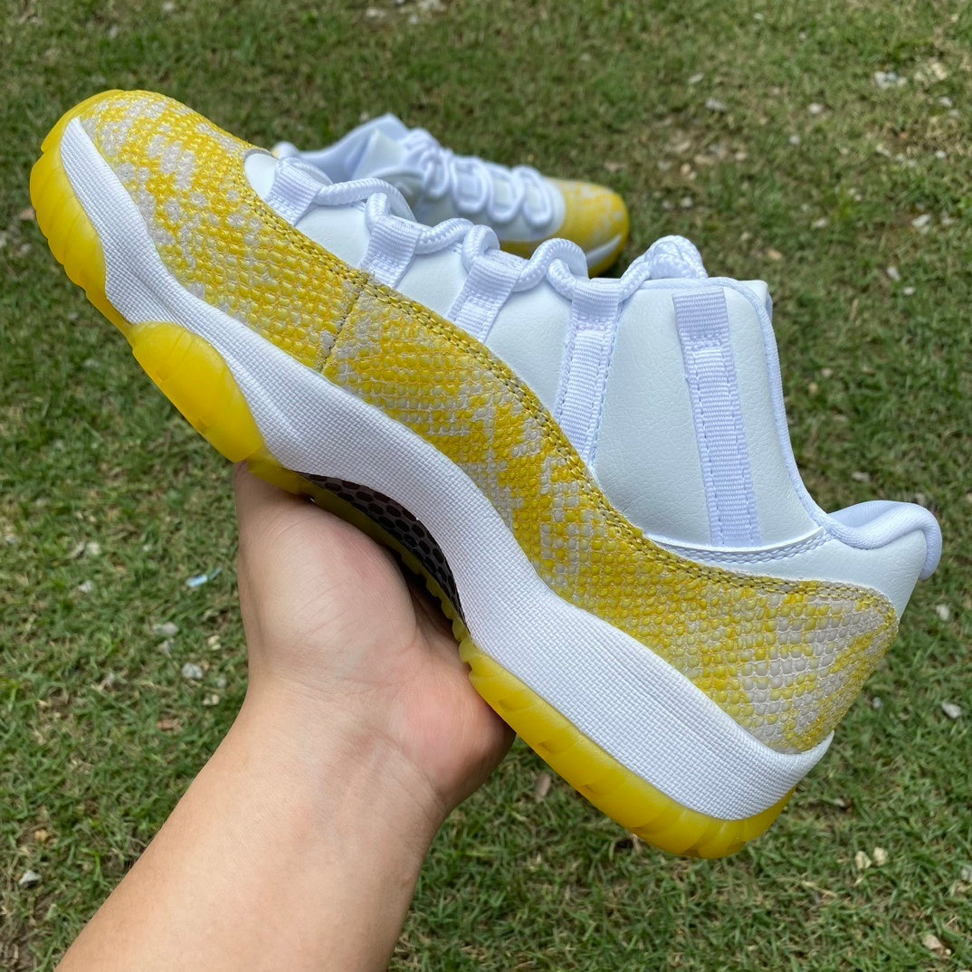 Air Jordan 11 Low "Yellow Snakeskin"
