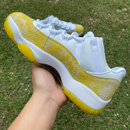 Air Jordan 11 Low "Yellow Snakeskin"