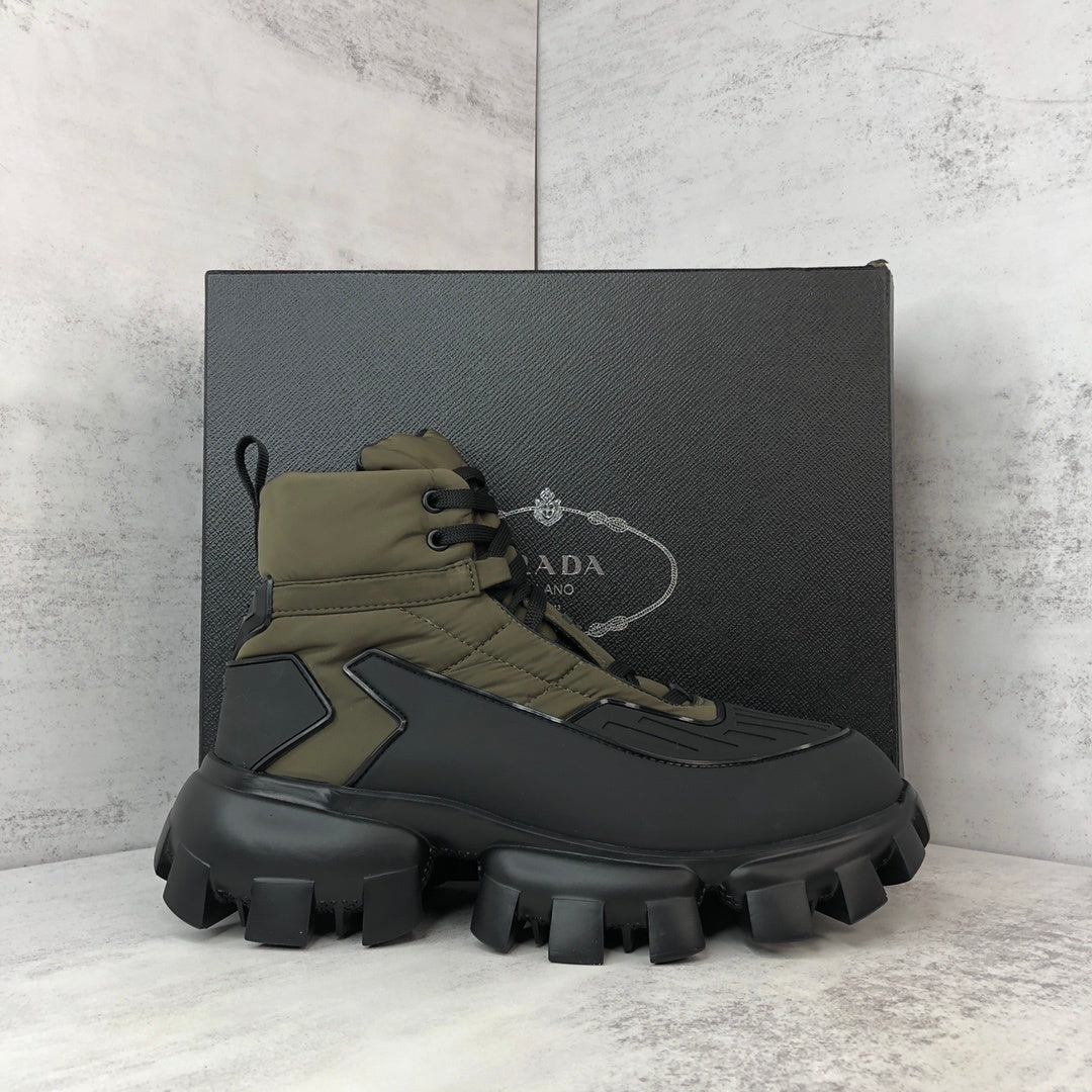 Prada Cloudbust Thunder High "Army Green-Black"