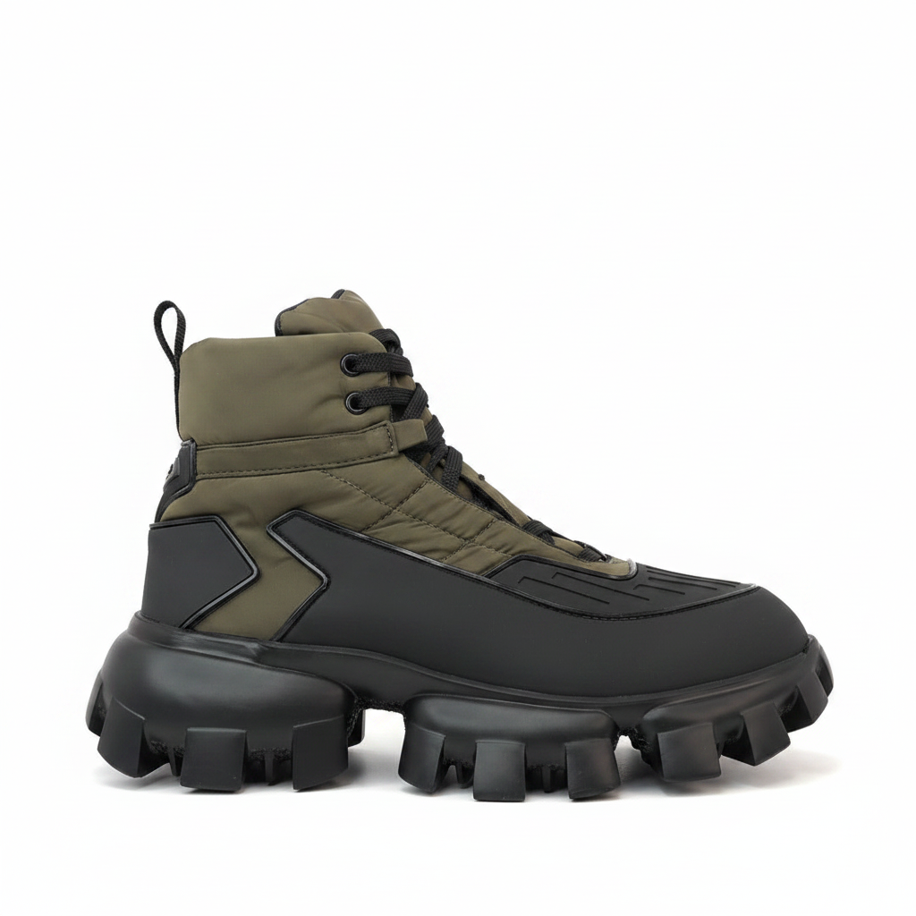Prada Cloudbust Thunder High "Army Green-Black"