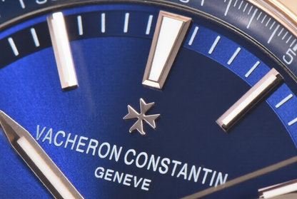 Vacheron Constantin Overseas 41 mm Blue Rubber Strap Blue Dial