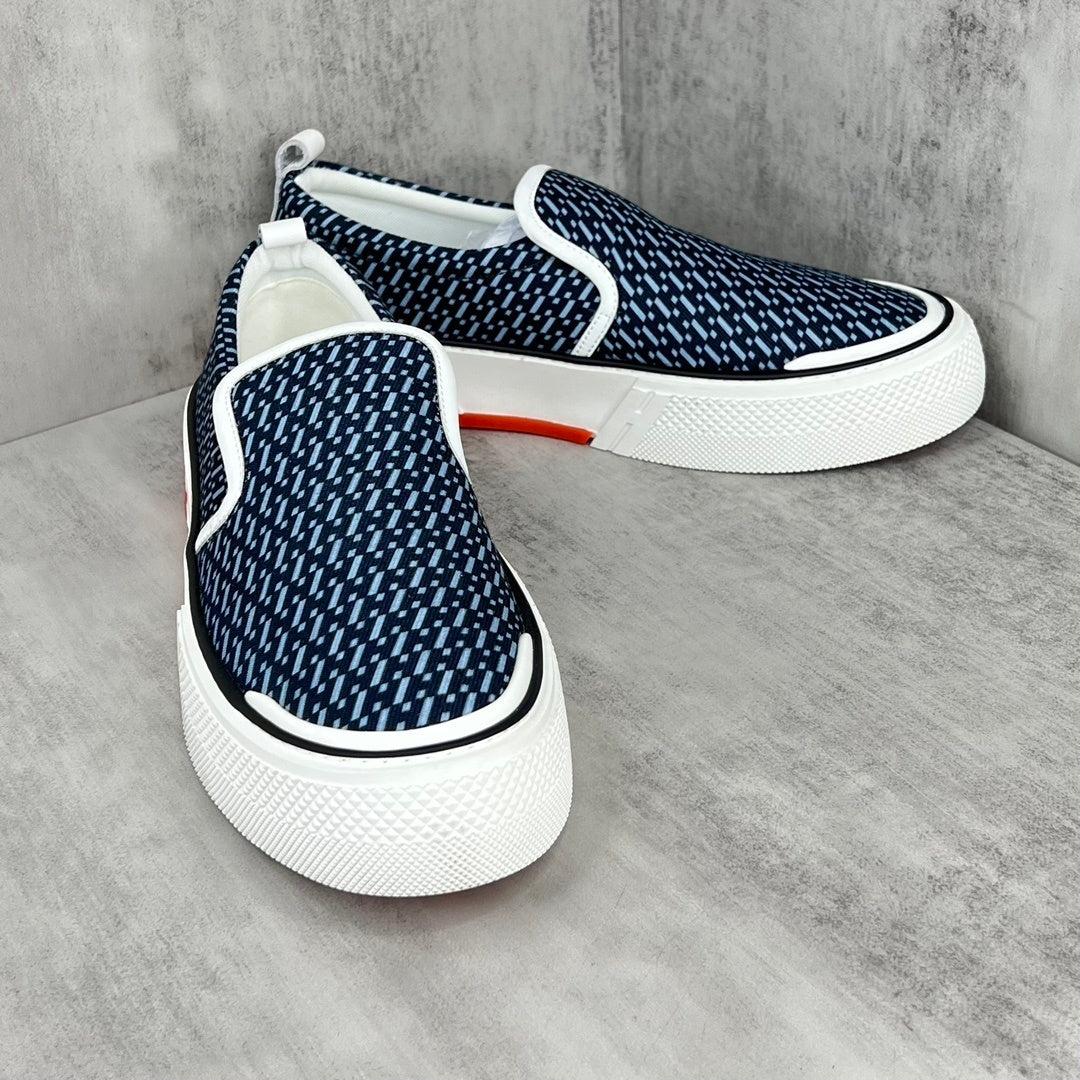 Hermes Gliss Slip-On "Black-Blue"