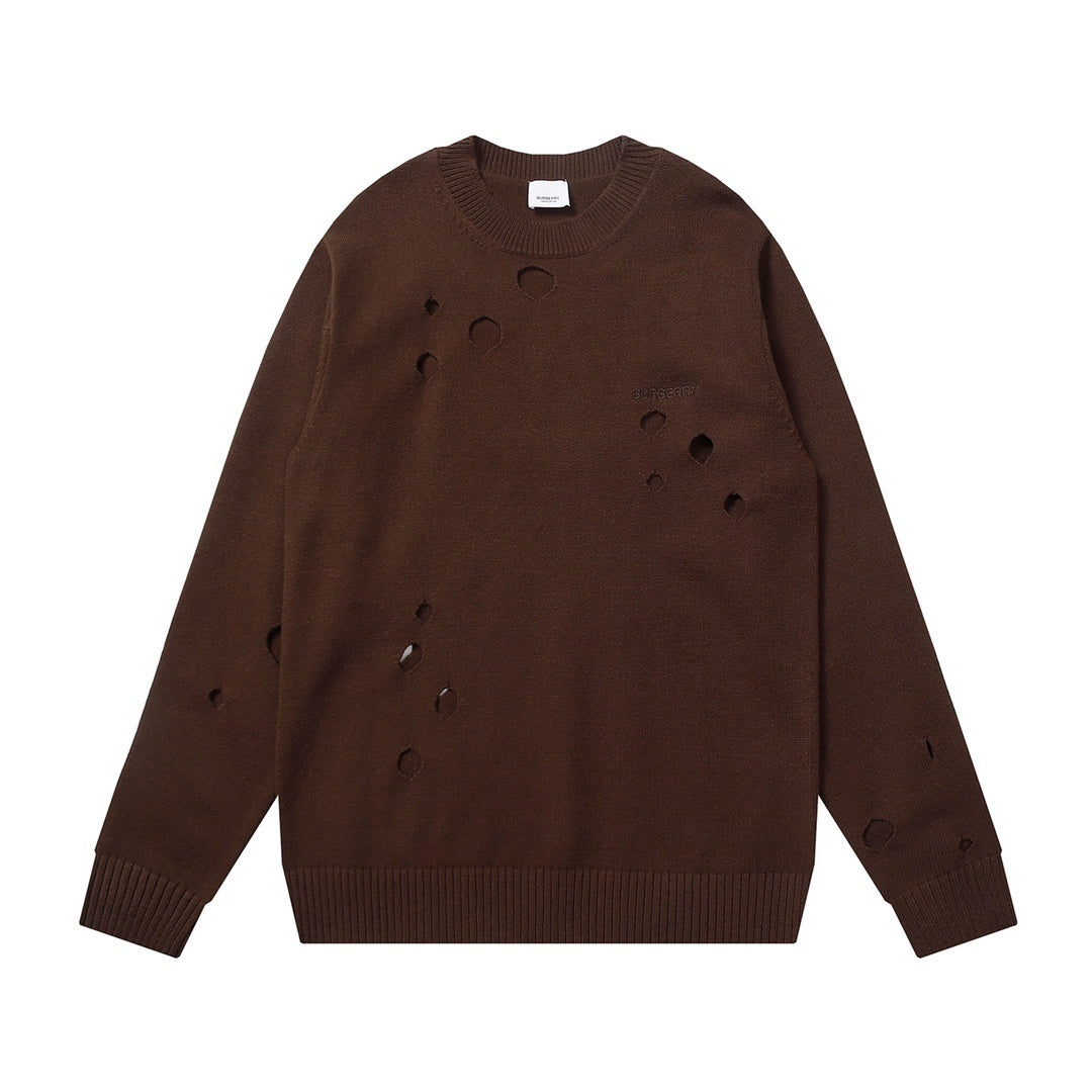 Burberry Cutout Detail Sweater "Brown"