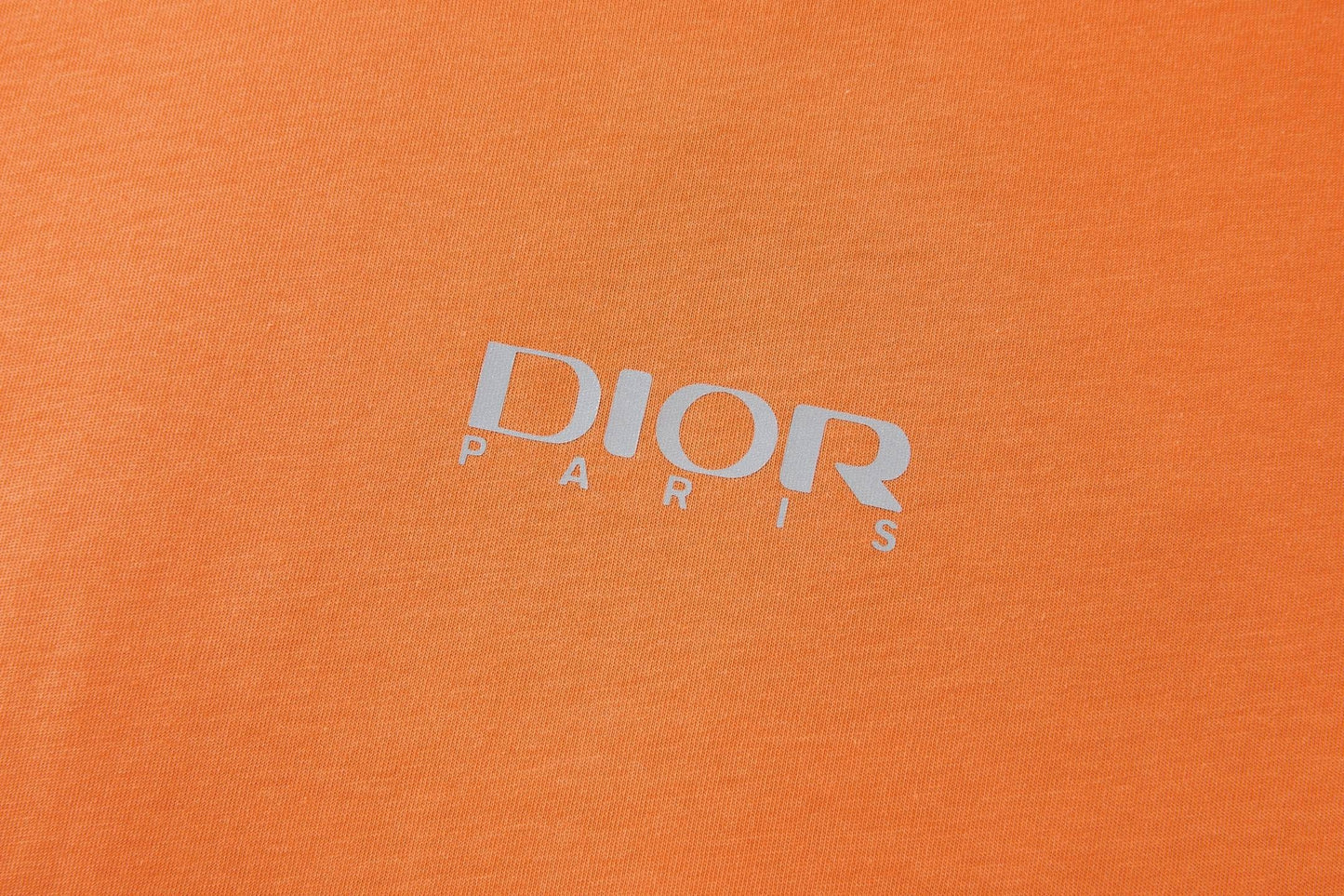Dior and Descente T-Shirt "Orange Cotton Jersey"