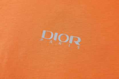 Dior and Descente T-Shirt "Orange Cotton Jersey"