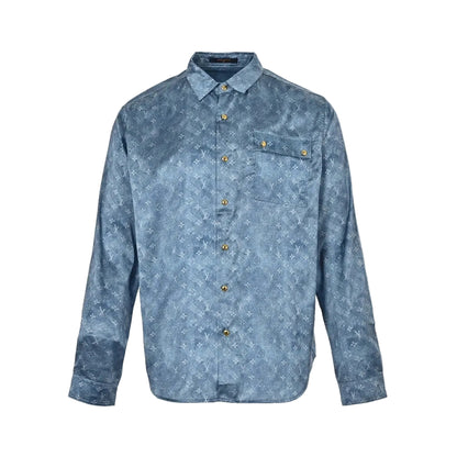 Louis Vuitton Monogram Shirt "Blue"
