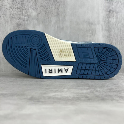 Amiri Skel Top Low "Denim Slate Blue"