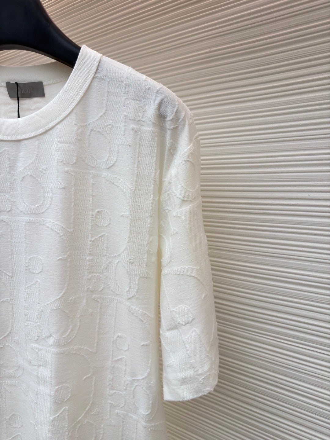 Dior Oblique T-Shirt "Deep Blue Cotton Jersey"
