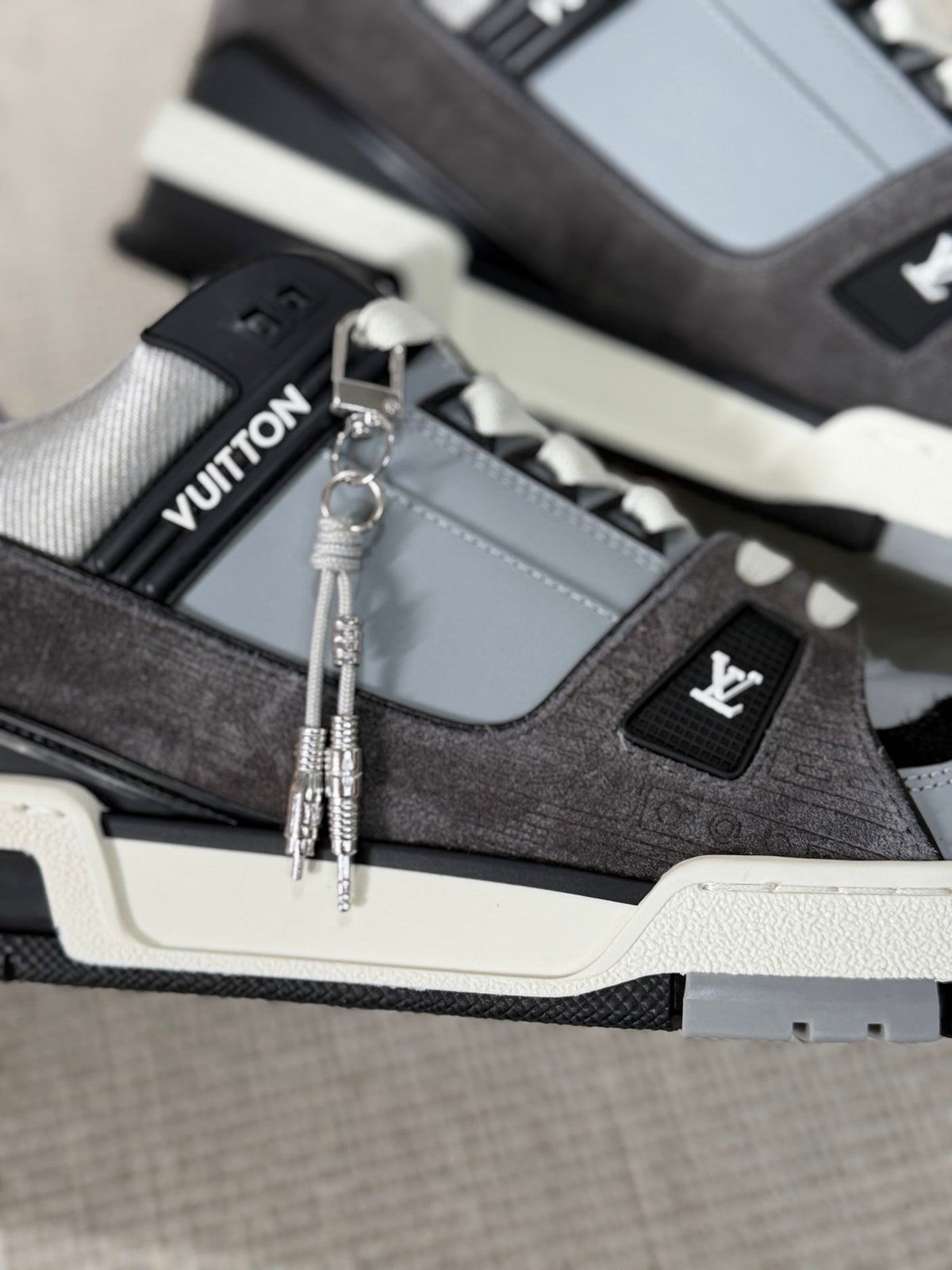 Louis Vuitton LV Trainer Sneaker "Black-Grey"