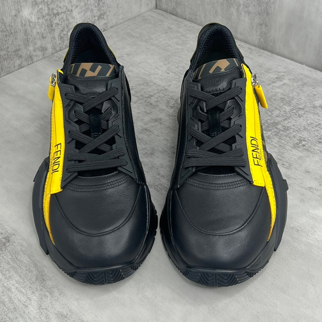 Fendi Flow "Black-Yellow Monogram"