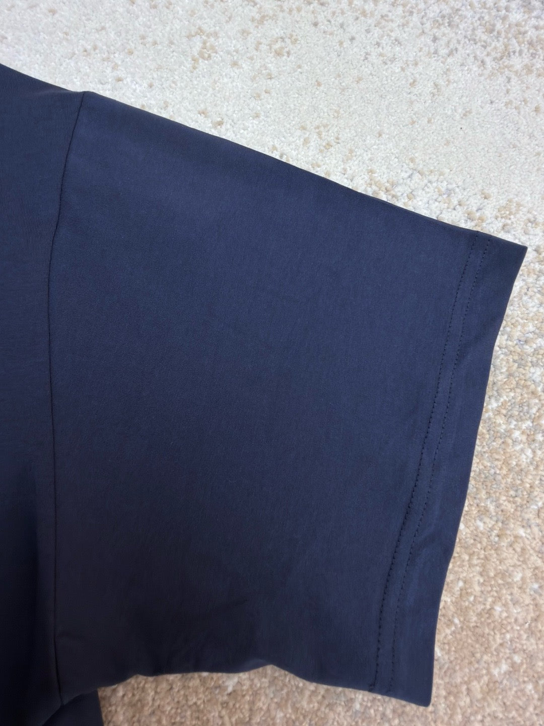 Gucci Cotton Silk Jersey T-shirt "Dark Blue"