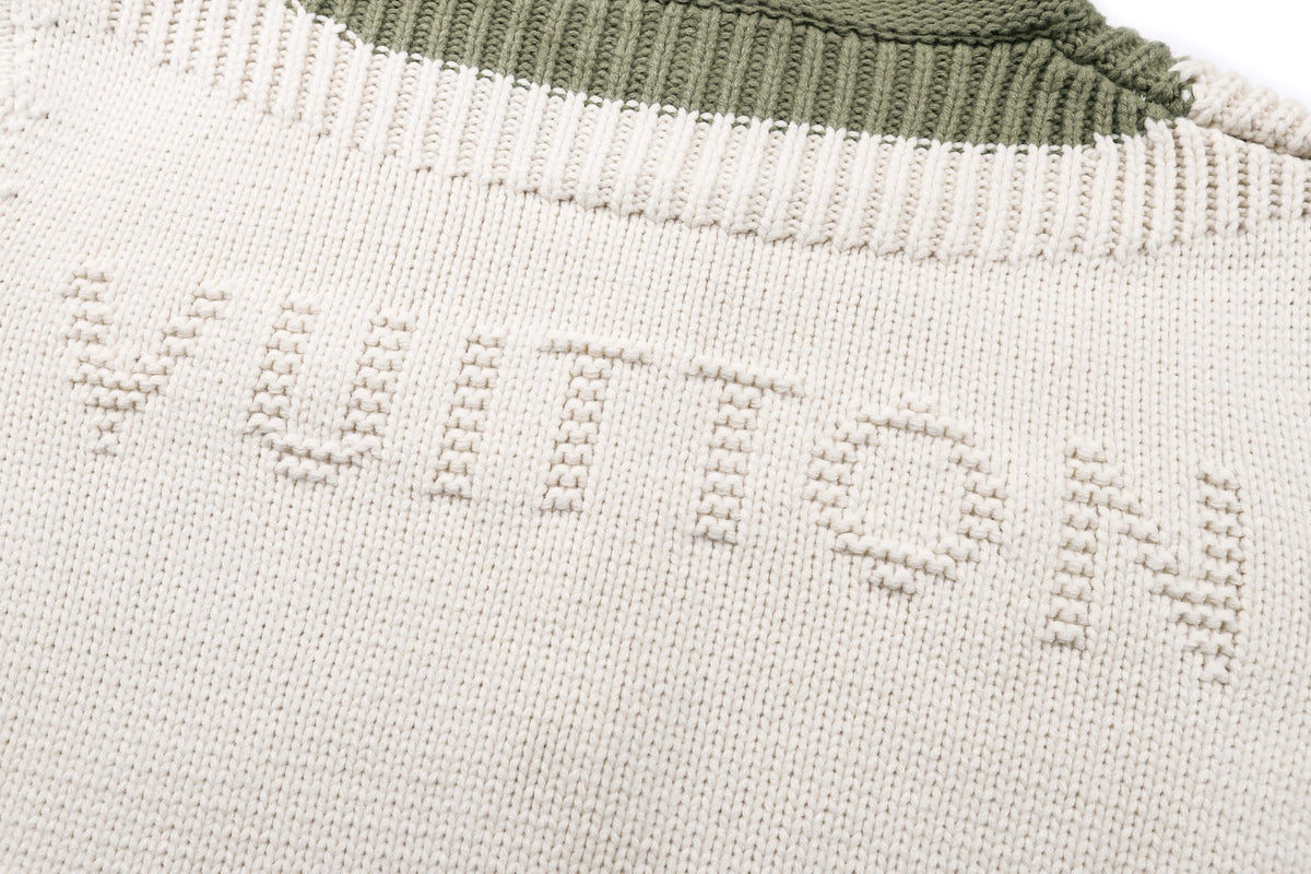 Louis Vuitton Zipped Intarsia Track Top "Milky White"