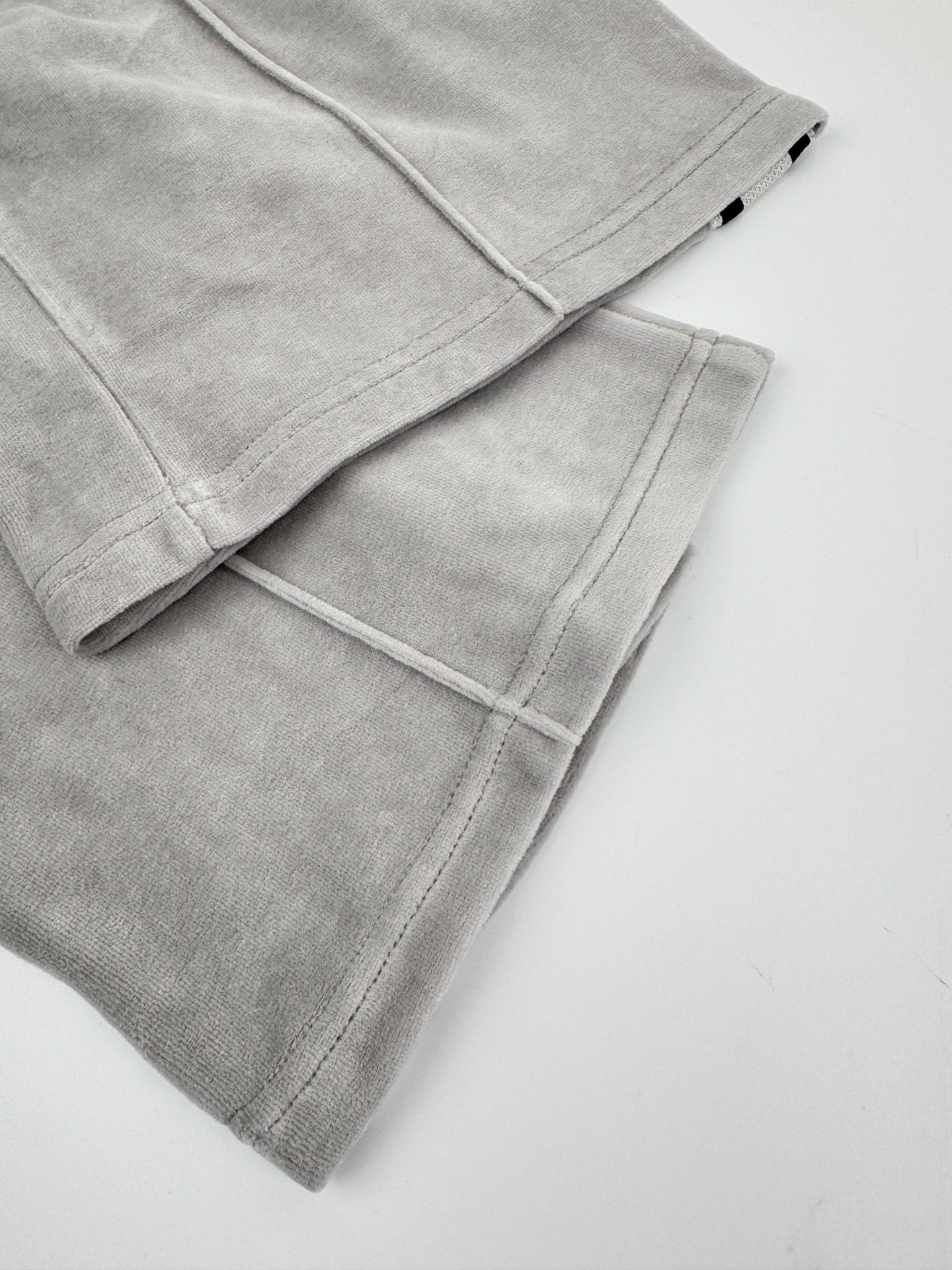 Celine Velvet Tracksuit Sweatpants "Grey"
