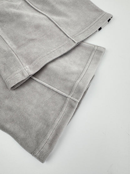 Celine Velvet Tracksuit Sweatpants "Grey"