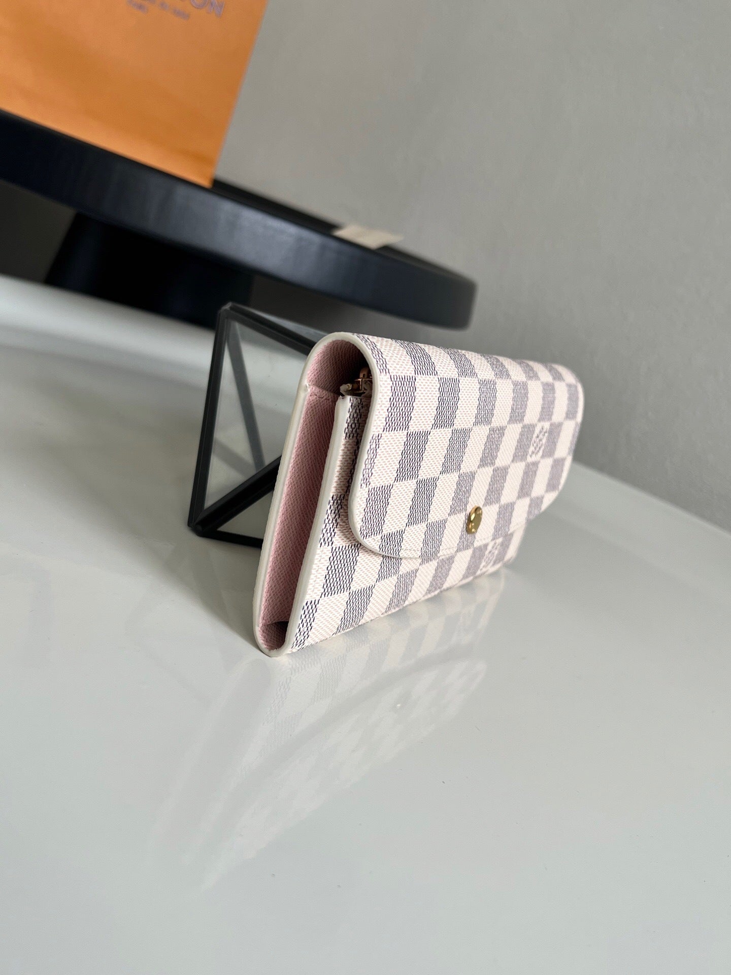 Louis Vuitton Emilie Wallet "Damier Azur"