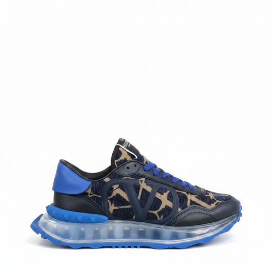 Valentino Garavani Netrunner "Blue-Black-Beige Monogram"