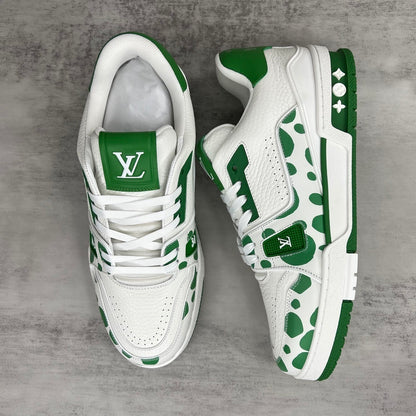 Louis Vuitton x Yayoi Kusama Trainers "Green-White"
