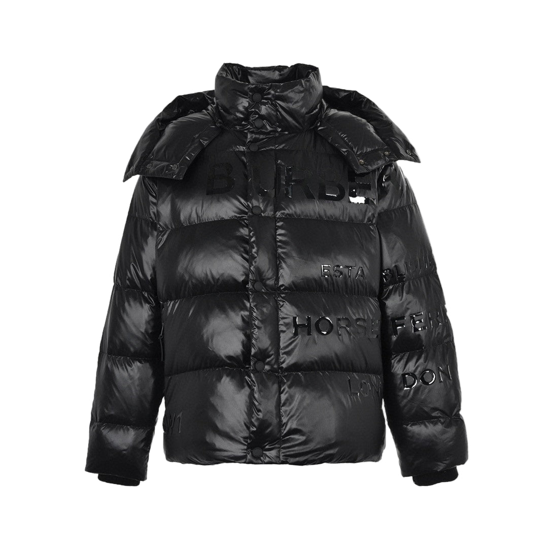 Burberry Horseferry Down Jacket "Black"