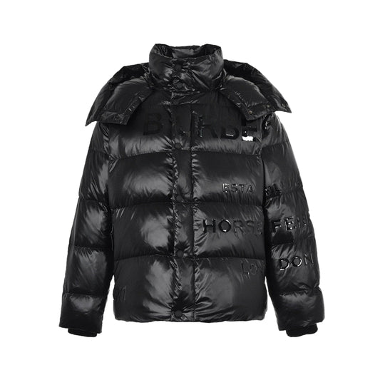 Burberry Horseferry Down Jacket "Black"
