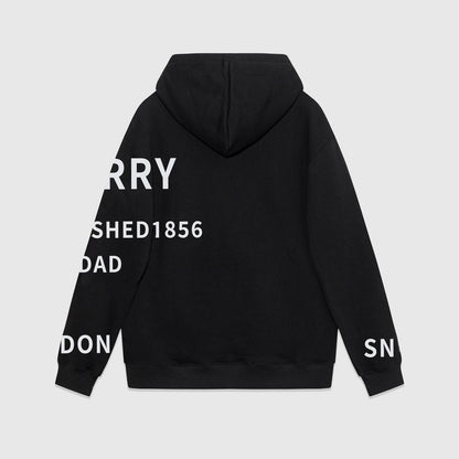 Burberry Horseferry Print Hoodie "Black"