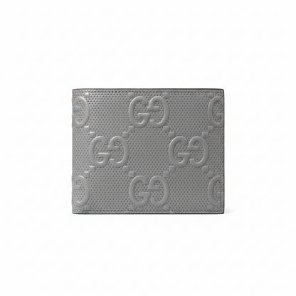 Gucci Textured Leather GG Embossed Bifold Wallet