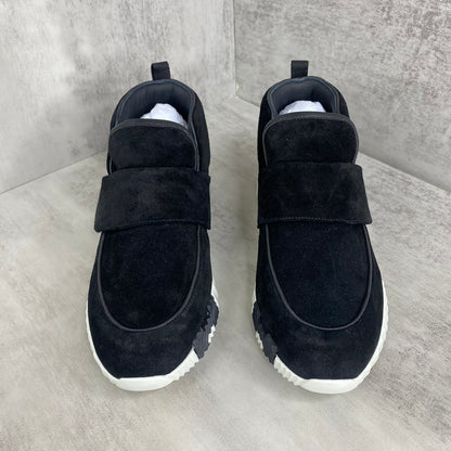Hermes H "Black-White Suede"