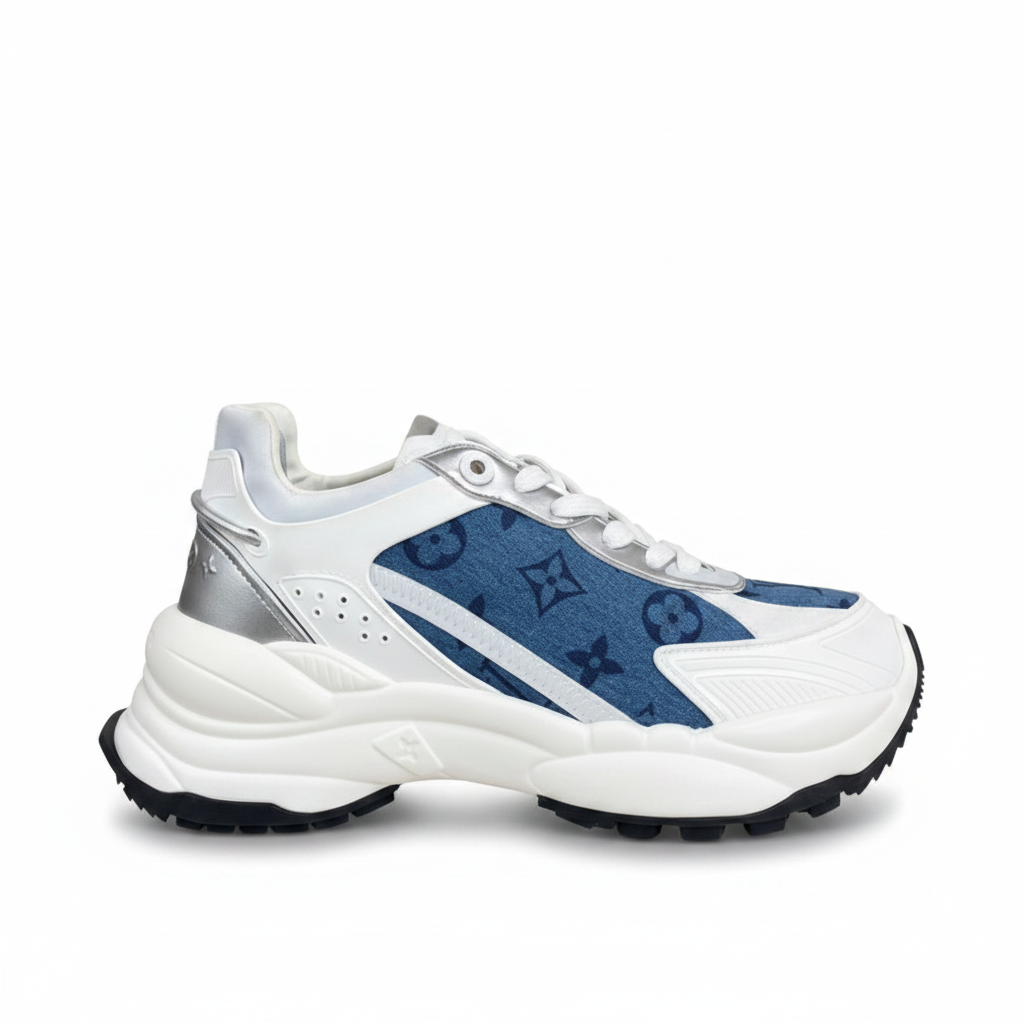 Louis Vuitton Run 55 "White-Blue"
