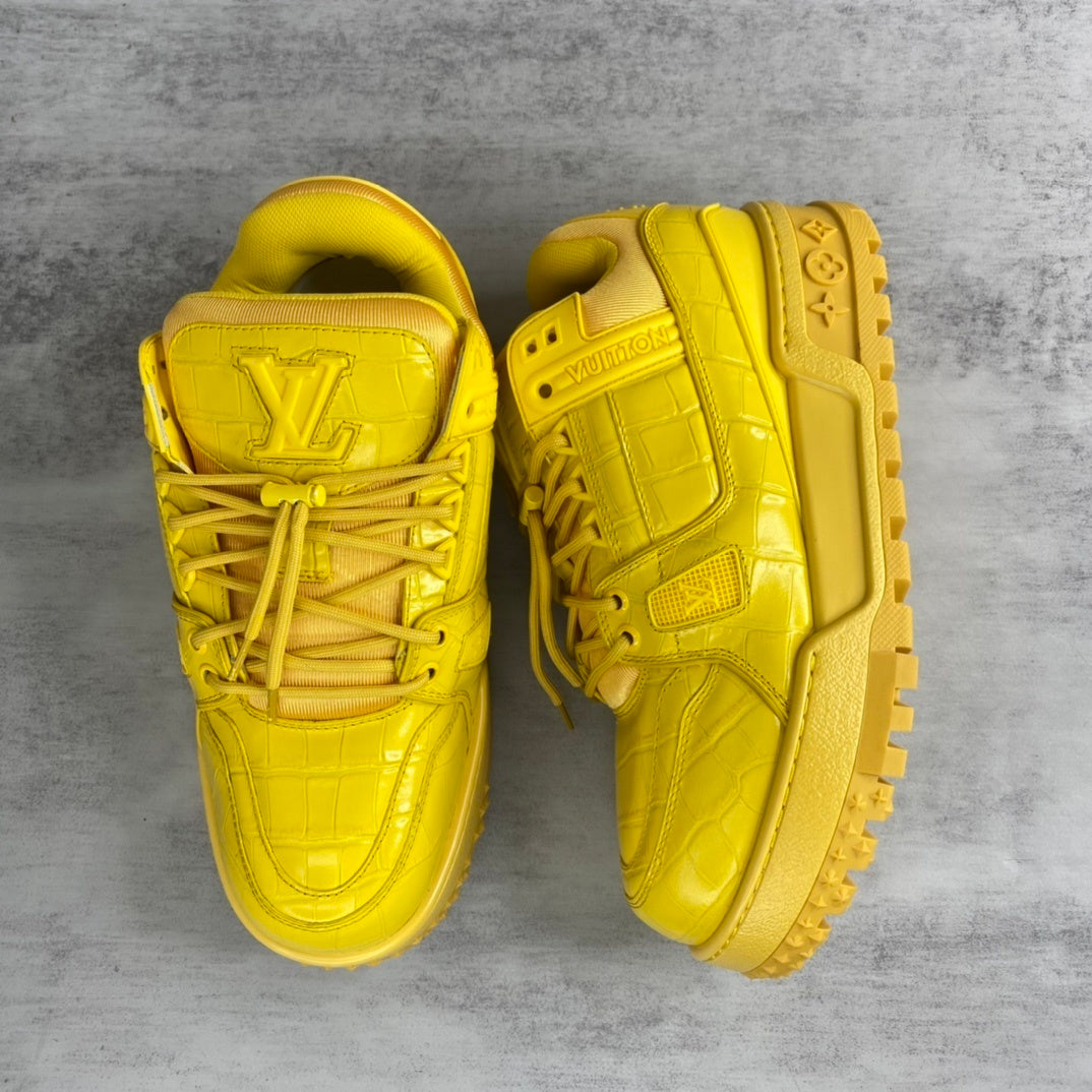 Louis Vuitton Maxi "Yellow Crocodile Pattern"
