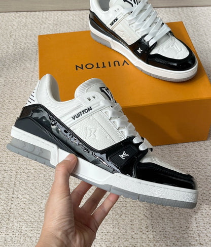 Louis Vuitton LV Trainers "Black-White-Grey"