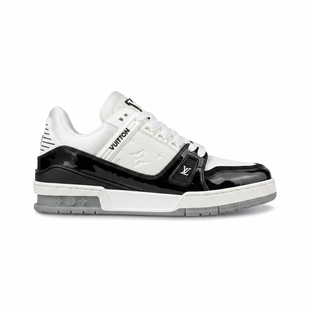 Louis Vuitton LV Trainers "Black-White-Grey"