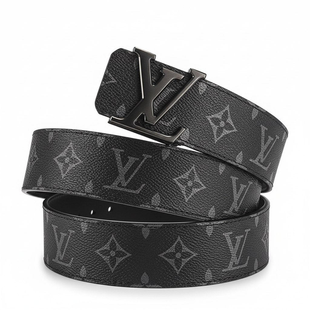 Louis Vuitton Initiales Leather Belt "Black"